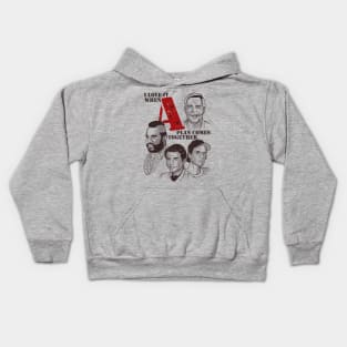 I love it when A plan comes toguether Kids Hoodie